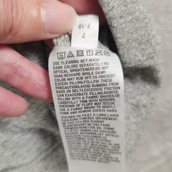 UNIQLO Soft Knitted Sweatshirt Gray Women's Size M - Picture 6 of 9